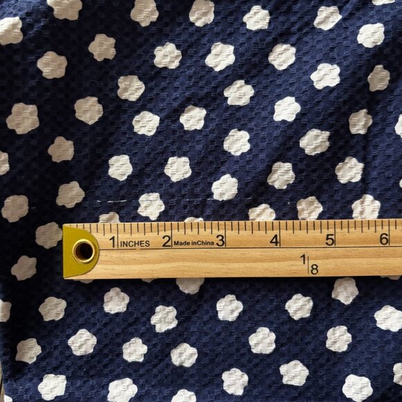 Kate Spade Cloud Dot Jacquard Cropped Pant Womens Size 0 Office Preppy Polka Dot - Picture 10 of 11